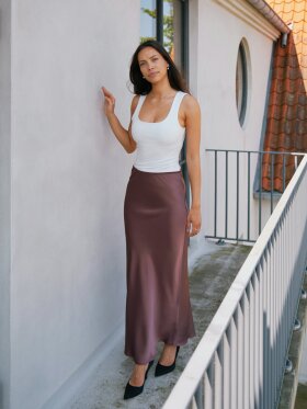 Neo Noir Vicky Heavy Sateen skirt