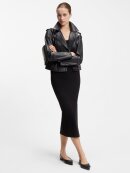 HUGO WOMENSWEAR - HUGO WOMEN COTTON-BLEND JERSEY MIDI DRESS WITH STACKED LOGO