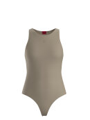 HUGO WOMENSWEAR - HUGO WOMEN STRETCH-JERSEY BODYSUIT WITH STACKED LOGO