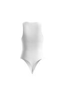 HUGO WOMENSWEAR - HUGO WOMEN STRETCH-JERSEY BODYSUIT WITH STACKED LOGO