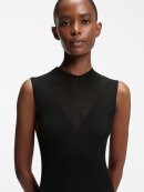 HUGO WOMENSWEAR - HUGO WOMEN IBBED DRESS WITH COLOUR-BLOCKED EFFECT