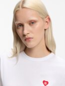 HUGO WOMENSWEAR - HIGO WOMEN COTTON-JERSEY T-SHIRT WITH HEART LOGO