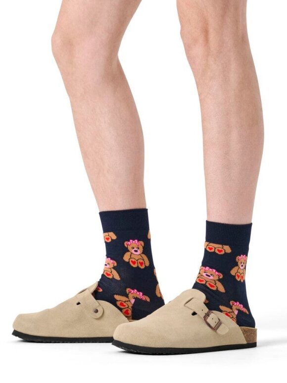 Happy Socks - Happy Socks TEDDY SHORT CREW SOCK