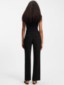 HUGO WOMENSWEAR - HUGO WOMEN SLIM-FIT TROUSERS IN CREPE FABRIC WITH D-RING DETAIL