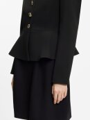 HUGO WOMENSWEAR - HUGO WOMEN REGULAR-FIT JACKET IN CREPE FABRIC WITH PEPLUM HEM