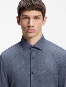 HUGO MENSWEAR - HUGO KENNO PRINTED SLIM-FIT SHIRT IN STRETCH JERSEY