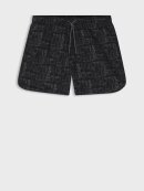 HUGO MENSWEAR - HUGO Drawcord swim shorts with all-over print HUGO MENSWEAR - HUGO Drawcord swim shorts with all-over print