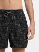 HUGO MENSWEAR - HUGO Drawcord swim shorts with all-over print HUGO MENSWEAR - HUGO Drawcord swim shorts with all-over print