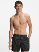 HUGO MENSWEAR - HUGO Drawcord swim shorts with all-over print HUGO MENSWEAR - HUGO Drawcord swim shorts with all-over print