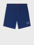 HUGO MENSWEAR - HUGO Stretch-cotton shorts with framed logo print