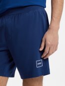 HUGO MENSWEAR - HUGO Stretch-cotton shorts with framed logo print