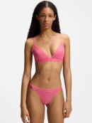 HUGO WOMENSWEAR - HUGO Women Lace triangle bra with logo waistband