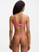 HUGO WOMENSWEAR - HUGO Women Lace triangle bra with logo waistband