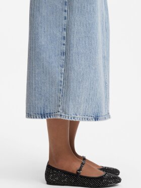 HUGO Women Sparkle-mesh ballerina pumps with buckled strap