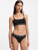 HUGO WOMENSWEAR - HUGO Women Two-pack of stretch-cotton bralettes HUGO WOMENSWEAR - HUGO Women Two-pack of stretch-cotton bralettes