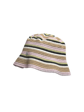 HUGO Women Raffia bucket hat with stacked logo CALANTHA-RA 