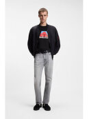 HUGO MENSWEAR - HUGO Cotton-jersey T-shirt with biker-inspired artwork