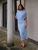 Neo Noir - NEO NOIR TOTTUNA Long Drapy Mesh DRESS