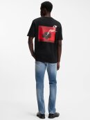 HUGO MENSWEAR - HUGO Cotton-jersey T-shirt with rear graphic