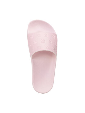 HUGO Women Slides with repeat stacked-logo uppers