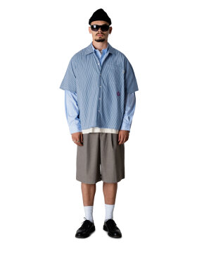 WOODBIRD Wang Stripe EMB Shirt