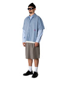 Woodbird - WOODBIRD Wang Stripe EMB Shirt