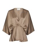 Neo Noir - Neo Noir Rivina Heavy Sateen Blouse