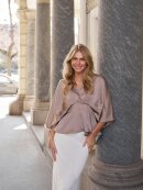 Neo Noir - Neo Noir Rivina Heavy Sateen Blouse