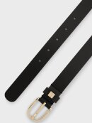 BOSS WOMENSWEAR - BOSS Italian-leather belt with gold-tone buckle BOSS WOMENSWEAR - BOSS Italian-leather belt with gold-tone buckle
