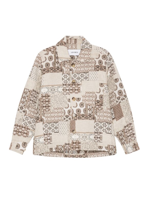 LES DEUX KIDS - Les Deux Kids LAYTON PATCHWORK OVERSHIRT