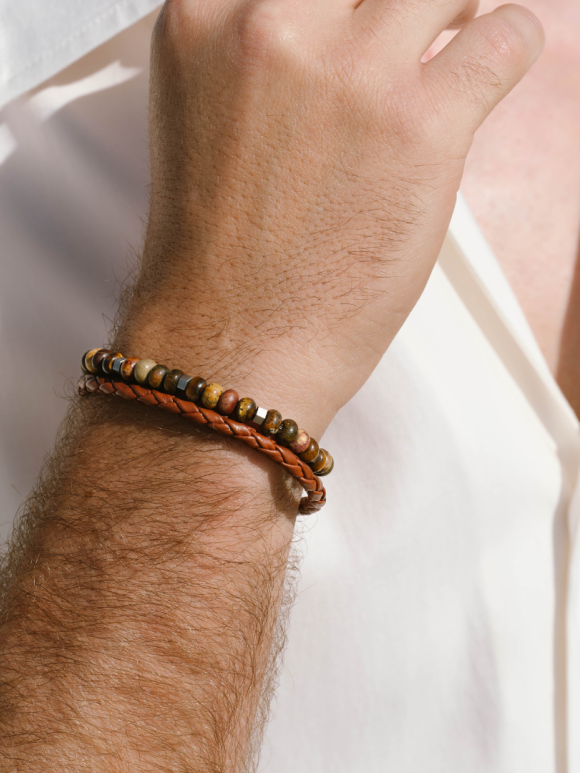 STEEL & BARNETT - STEEL & BARNET STONES BRACELET CYRUS