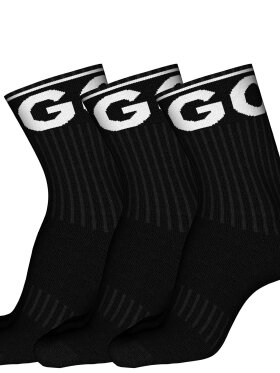 HUGO Three-pack of ribbed short socks with logos