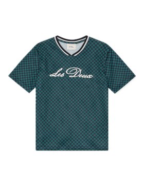 Les Deux Kids CHECK AOP MESH T SHIRT Les Deux Kids CHECK AOP MESH T SHIRT