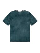 LES DEUX KIDS - Les Deux Kids CHECK AOP MESH T SHIRT