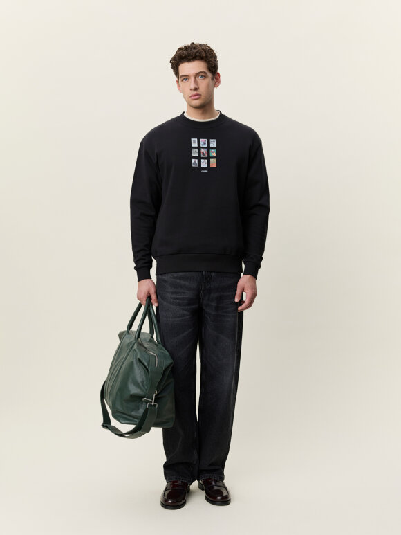 Les Deux Copenhagen - Les Deux STAMP SWEATSHIRT Les Deux Copenhagen - Les Deux STAMP SWEATSHIRT