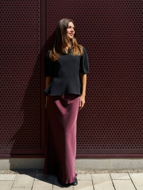 Neo Noir Josine Crepe Blouse