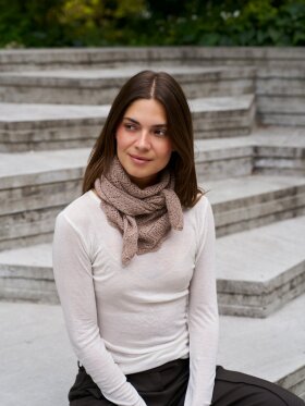 Neo Noir Misty Medium Pointelle Scarf
