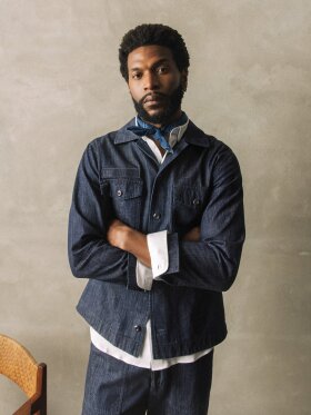 MOS MOSH GALLERY Marcello Chambray Overshirt