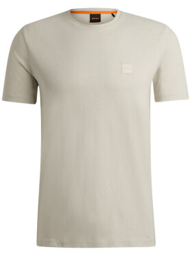 BOSS Men COTTON-JERSEY T-SHIRT WITH LOGO PATCH
