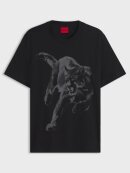 HUGO MENSWEAR - HUGO Men COTTON-JERSEY T-SHIRT WITH GRAPHIC PRINT HUGO MENSWEAR - HUGO Men COTTON-JERSEY T-SHIRT WITH GRAPHIC PRINT