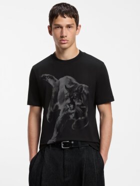 HUGO Men COTTON-JERSEY T-SHIRT WITH GRAPHIC PRINT