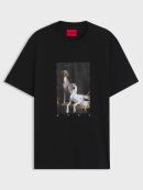 HUGO MENSWEAR - HUGO Men COTTON-JERSEY T-SHIRT WITH GRAPHIC PRINT HUGO MENSWEAR - HUGO Men COTTON-JERSEY T-SHIRT WITH GRAPHIC PRINT