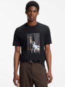 HUGO MENSWEAR - HUGO Men COTTON-JERSEY T-SHIRT WITH GRAPHIC PRINT HUGO MENSWEAR - HUGO Men COTTON-JERSEY T-SHIRT WITH GRAPHIC PRINT