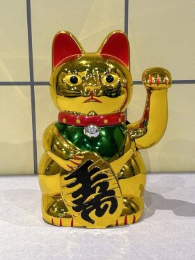 WOODBIRD LUCKY CAT SMALL