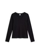 CALVIN KLEIN WOMEN - CALVIN KLEIN WOMEN MODAL RIB WITH LACE LS TOP
