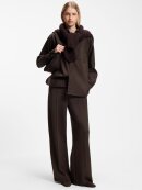 BOSS WOMENSWEAR - BOSS Wide-leg relaxed-fit trousers with Double B logo