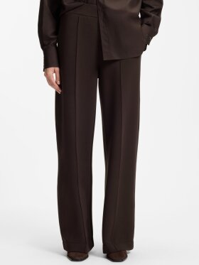 BOSS Wide-leg relaxed-fit trousers with Double B logo