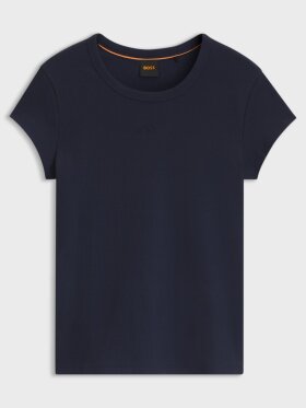 BOSS Slim-fit T-shirt in stretch cotton with embroidered logo