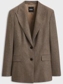 BOSS WOMENSWEAR - BOSS Slim-fit textured blazer BOSS WOMENSWEAR - BOSS Slim-fit textured blazer