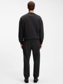 HUGO MENSWEAR - HUGO Relaxed-fit cotton trousers with streetwear logo HUGO MENSWEAR - HUGO Relaxed-fit cotton trousers with streetwear logo